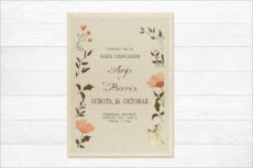 Pozivnice za venčanje sa semenom