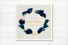 Pozivnice za venčanje na papiru sa semenom