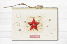 Luksuzna novogodišnja čestitka sa paus papirom